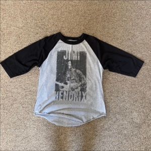 Jimi Hendrix 3/4 sleeve shirt